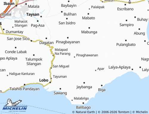 MICHELIN Pinaghawanan map - ViaMichelin