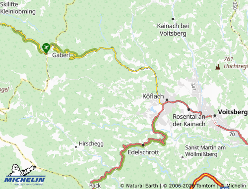 MICHELIN Kemetberg map - ViaMichelin