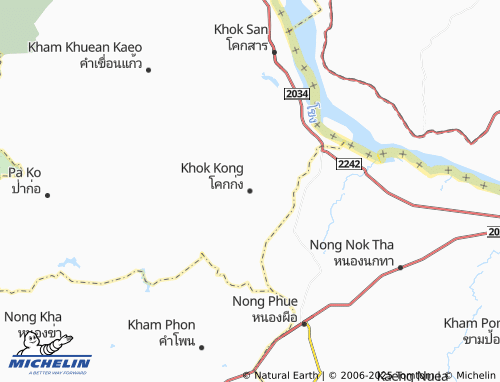 MICHELIN Khok Kong map - ViaMichelin