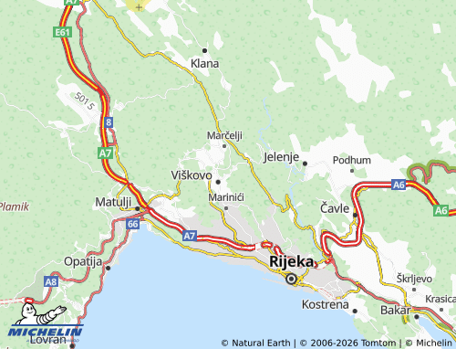 Mapa MICHELIN Mladenići - ViaMichelin