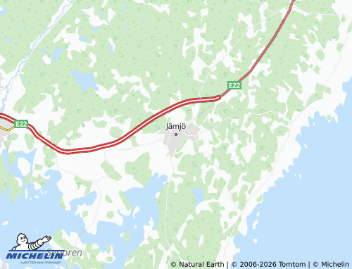 Carte MICHELIN Jämjö - ViaMichelin