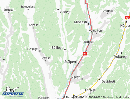 MICHELIN Bălilești map - ViaMichelin