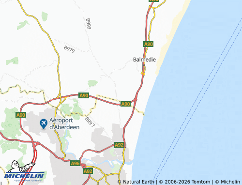 Carte MICHELIN Potterton - ViaMichelin