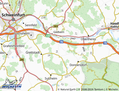 Mapa MICHELIN Obereuerheim - ViaMichelin