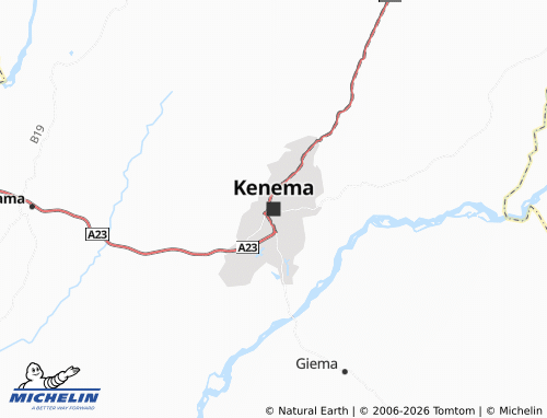 Kaart MICHELIN Kenema - ViaMichelin