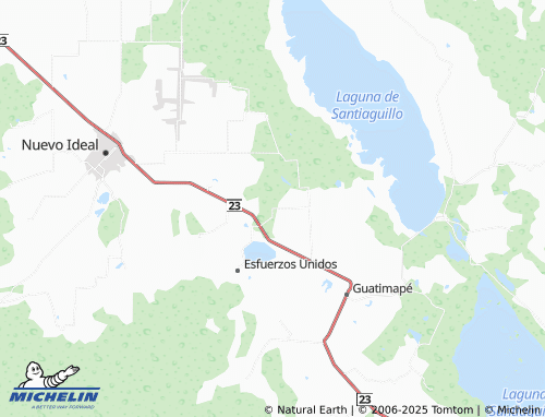 MICHELIN Nuevo Porvenir map - ViaMichelin