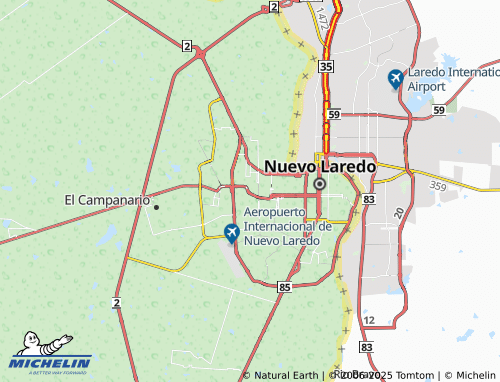 MICHELIN 20 de Noviembre map - ViaMichelin
