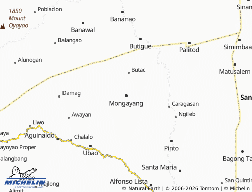 MICHELIN Mongayang map - ViaMichelin