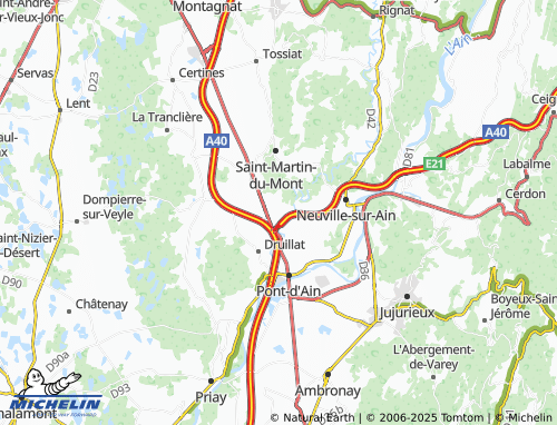 MICHELIN Turgon map - ViaMichelin