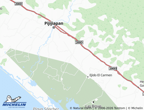 MICHELIN Ejido Coapa map - ViaMichelin