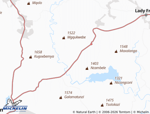 MICHELIN-Landkarte Matyhantya B - ViaMichelin