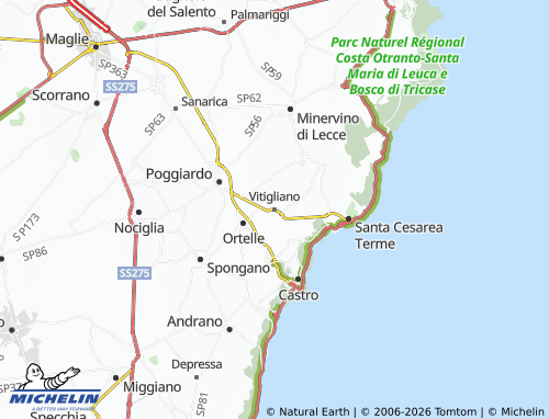 MICHELIN Vitigliano map - ViaMichelin