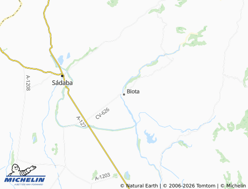 MICHELIN Biota map - ViaMichelin