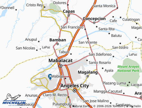 MICHELIN Tabun map - ViaMichelin