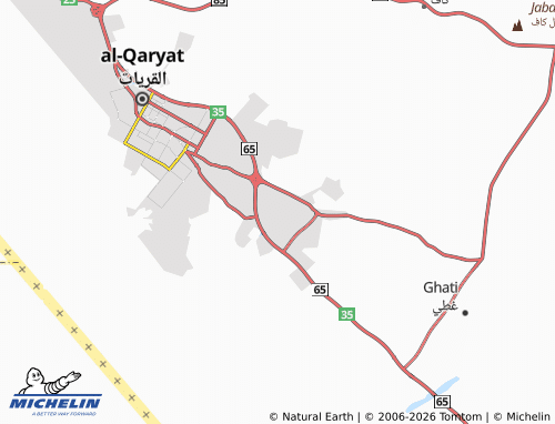 MICHELIN-Landkarte al-Jawharah - ViaMichelin