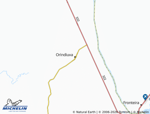 Mapa MICHELIN Orindiuva - ViaMichelin