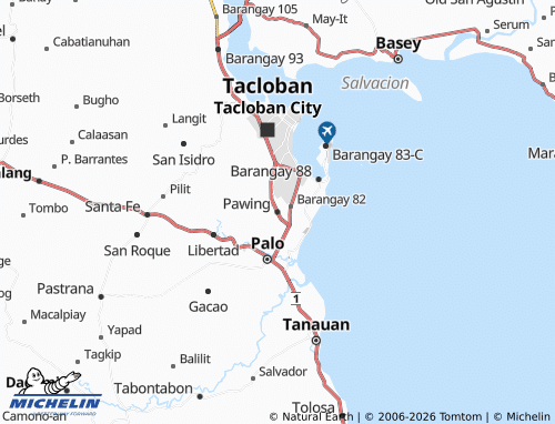 MICHELIN Pawing map - ViaMichelin
