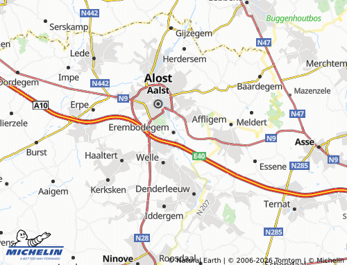 Kaart MICHELIN Erembodegem - ViaMichelin