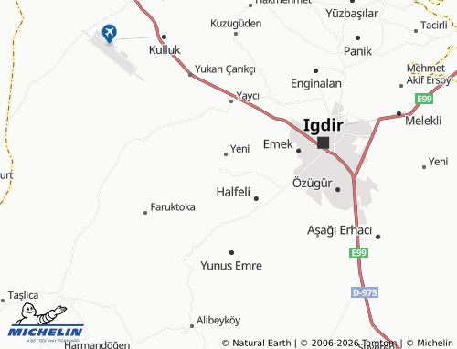MICHELIN Hoşhaber map - ViaMichelin