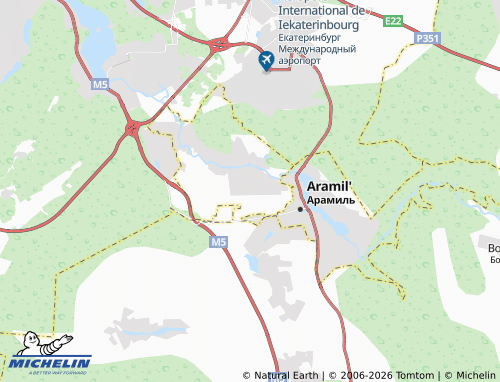MICHELIN-Landkarte Aviator SNT - ViaMichelin