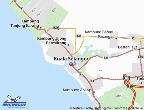 MICHELIN Kampung Permatang map - ViaMichelin