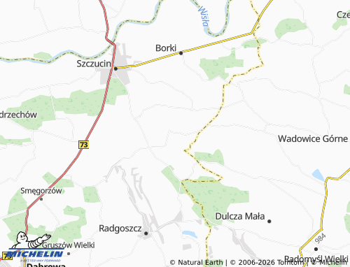 Carte MICHELIN Suchy Grunt - ViaMichelin