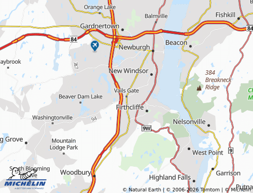 Mappa MICHELIN Vails Gate - ViaMichelin