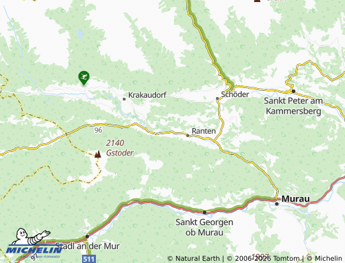 MICHELIN Ratschfeld map - ViaMichelin