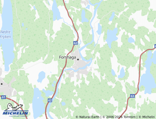 Mappa MICHELIN Forshaga - ViaMichelin