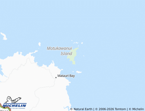 Mapa MICHELIN Cavalli Islands - ViaMichelin
