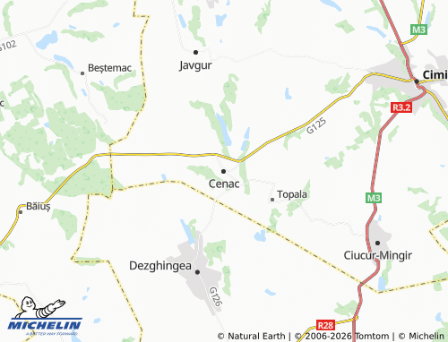 Carte MICHELIN Cenac - ViaMichelin