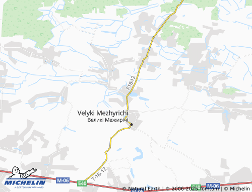 MICHELIN Dyven map - ViaMichelin