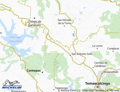 MICHELIN San José Ixtapa map - ViaMichelin