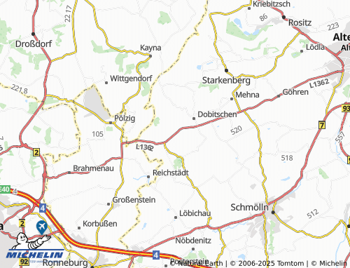Mappa MICHELIN Lumpzig - ViaMichelin