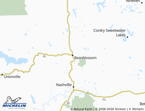 Mappa MICHELIN Beanblossom - ViaMichelin