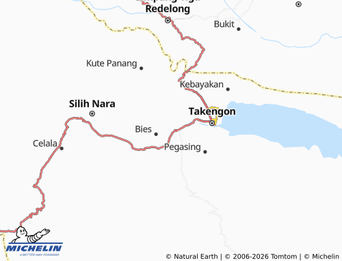 Carte MICHELIN Bies Baru - ViaMichelin