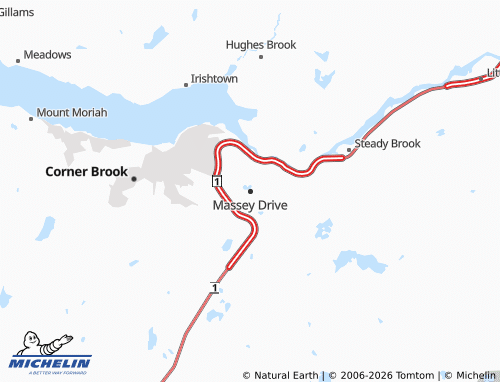 Mapa MICHELIN Massey Drive - ViaMichelin