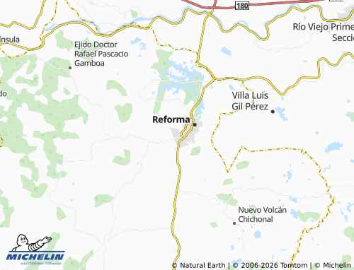 MICHELIN El Porvenir map - ViaMichelin
