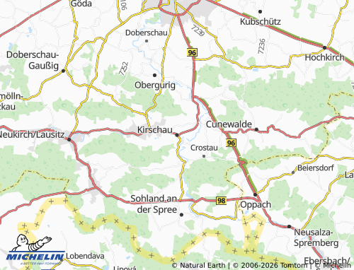 MICHELIN Kirschau map - ViaMichelin