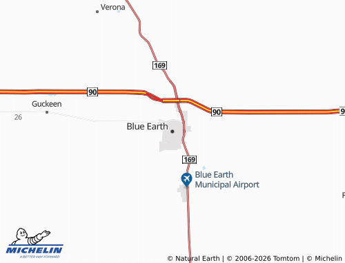 Carte MICHELIN Blue Earth - ViaMichelin