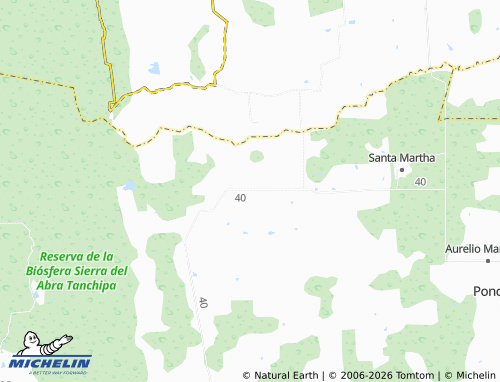 MICHELIN El Saucito map - ViaMichelin