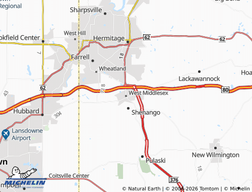 Kaart MICHELIN West Middlesex - ViaMichelin
