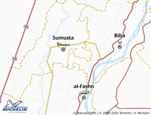 MICHELIN Zawiet El Nawyah map - ViaMichelin