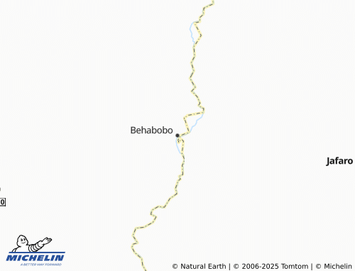 MICHELIN Behabobo map - ViaMichelin