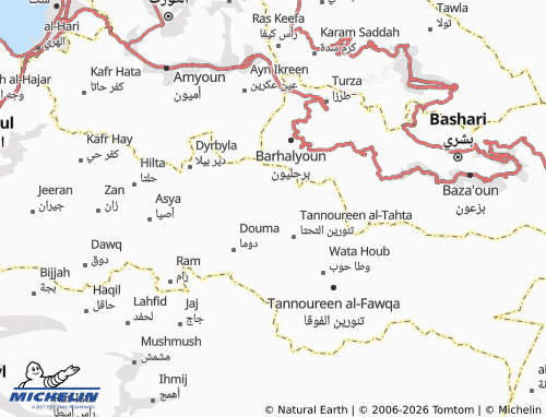 Mapa MICHELIN Kufour al-'Arabi - ViaMichelin