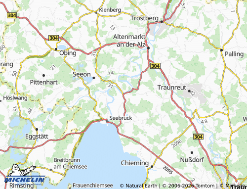 MICHELIN Truchtlaching map - ViaMichelin