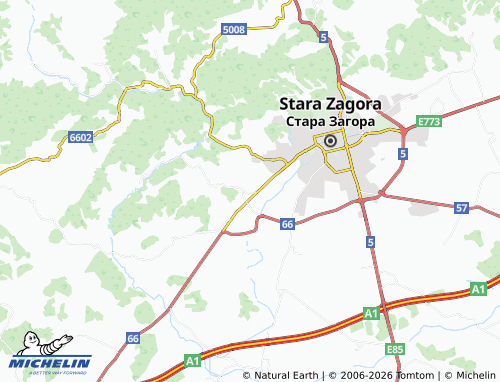 Mappa MICHELIN kv. Studentsko gradche - ViaMichelin