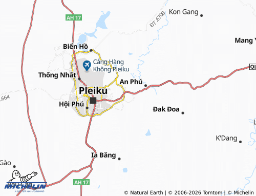Mappa MICHELIN Chư Á - ViaMichelin