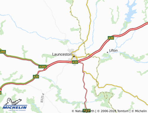 MICHELIN Launceston map - ViaMichelin