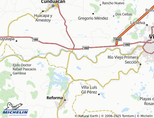 MICHELIN Corregidora Ortiz de Domínguez Quinta Sección map - ViaMichelin